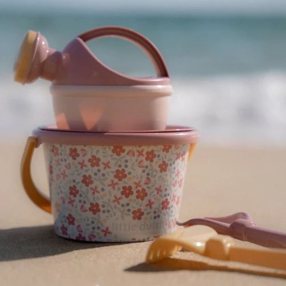 Set Brinquedos de Praia Pink Flower - Little Dutch