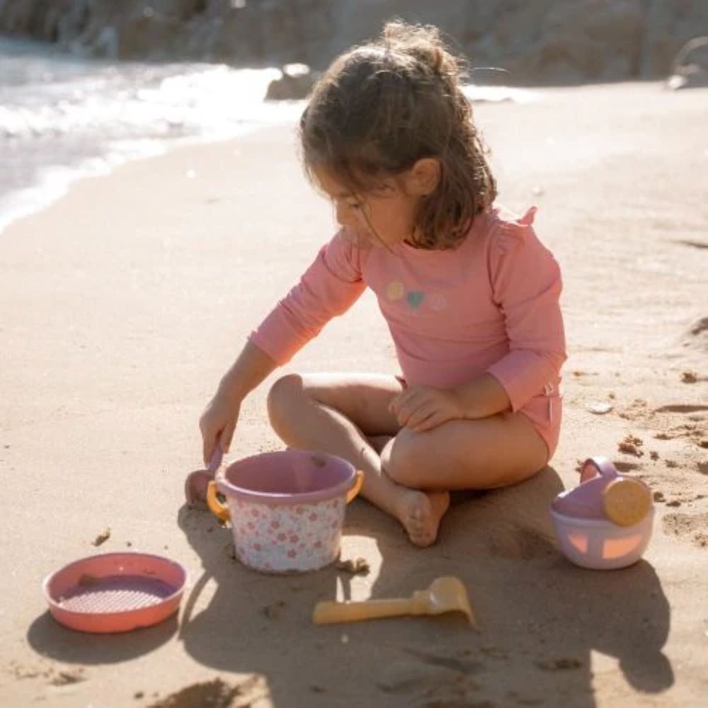 Set Brinquedos de Praia Pink Flower - Little Dutch