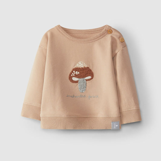 Pull avec broderie en laine - Snug