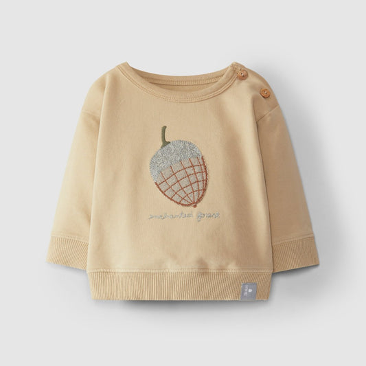 Pull avec broderie en laine - Snug