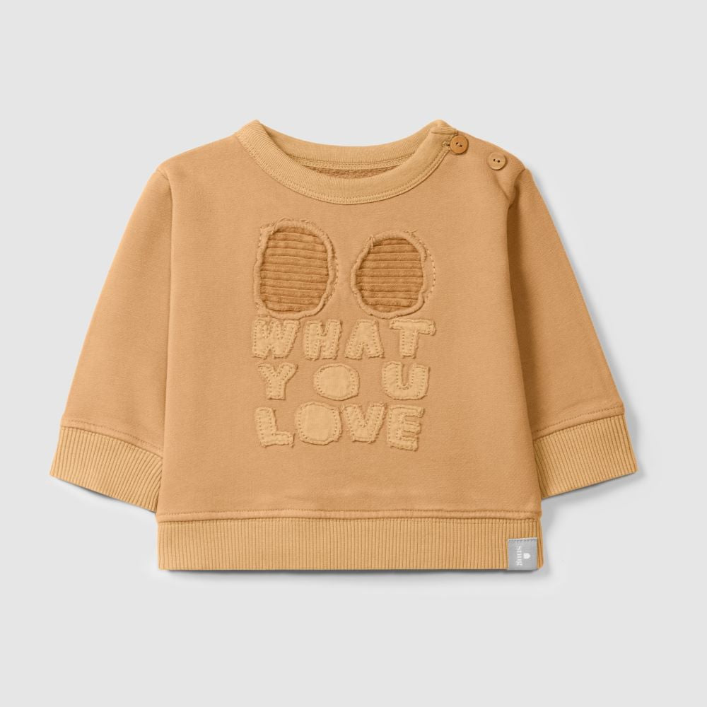 Sweatshirt em felpa "Do what you love" - Snug