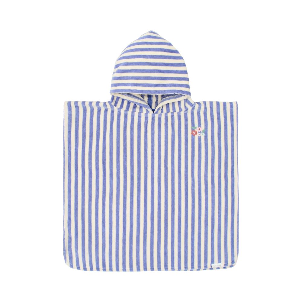 Poncho de Praia Dreamy Purple Stripe - Little Dutch