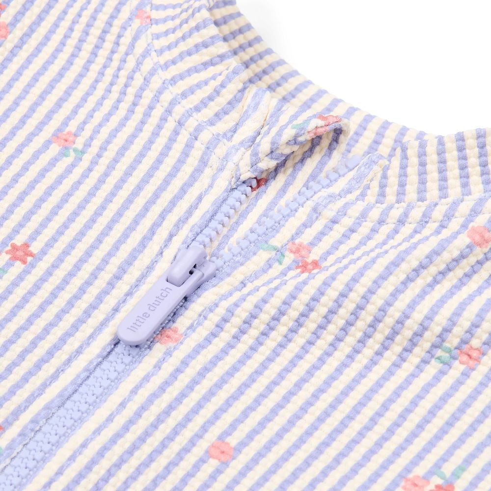 Macacão de Banho Manga Comprida Dreamy Stripes UPF 40 - Little Dutch