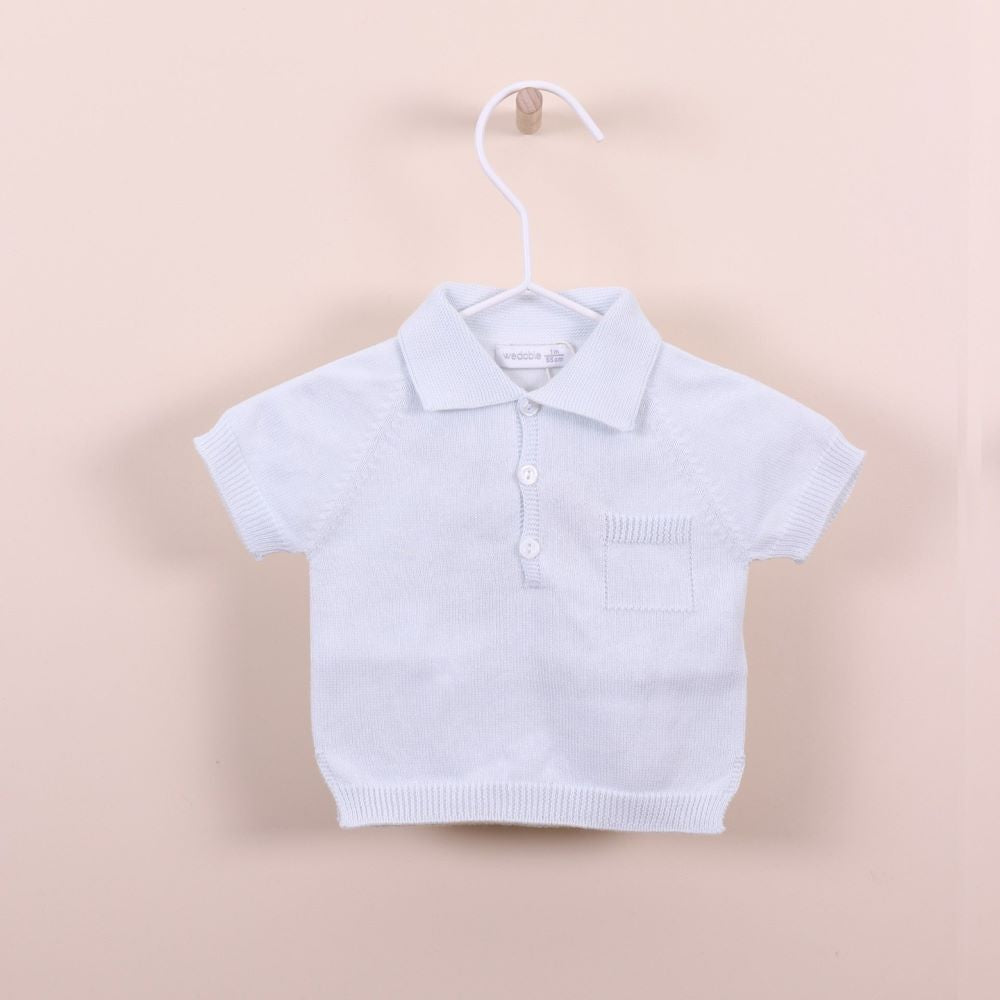 Polo en coton tricoté - Wedoble