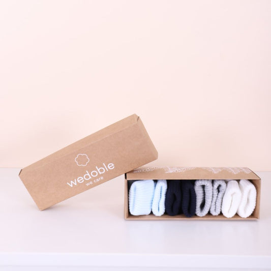 4 paires de chaussettes bleues - Wedoble