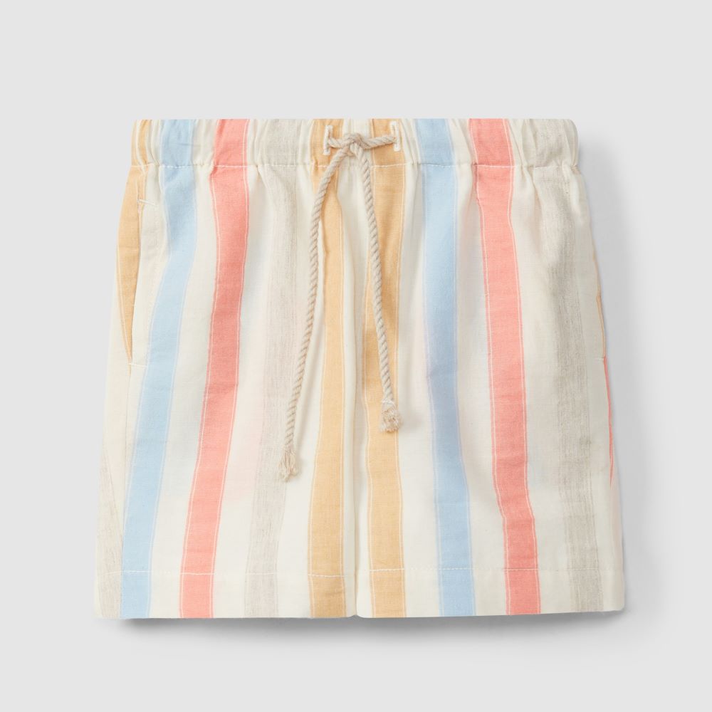 Short rayé à trois poches - Laranjinha