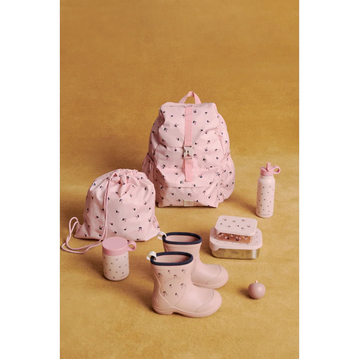Johnny Mochila Escolar Cherry Heart - Liewood