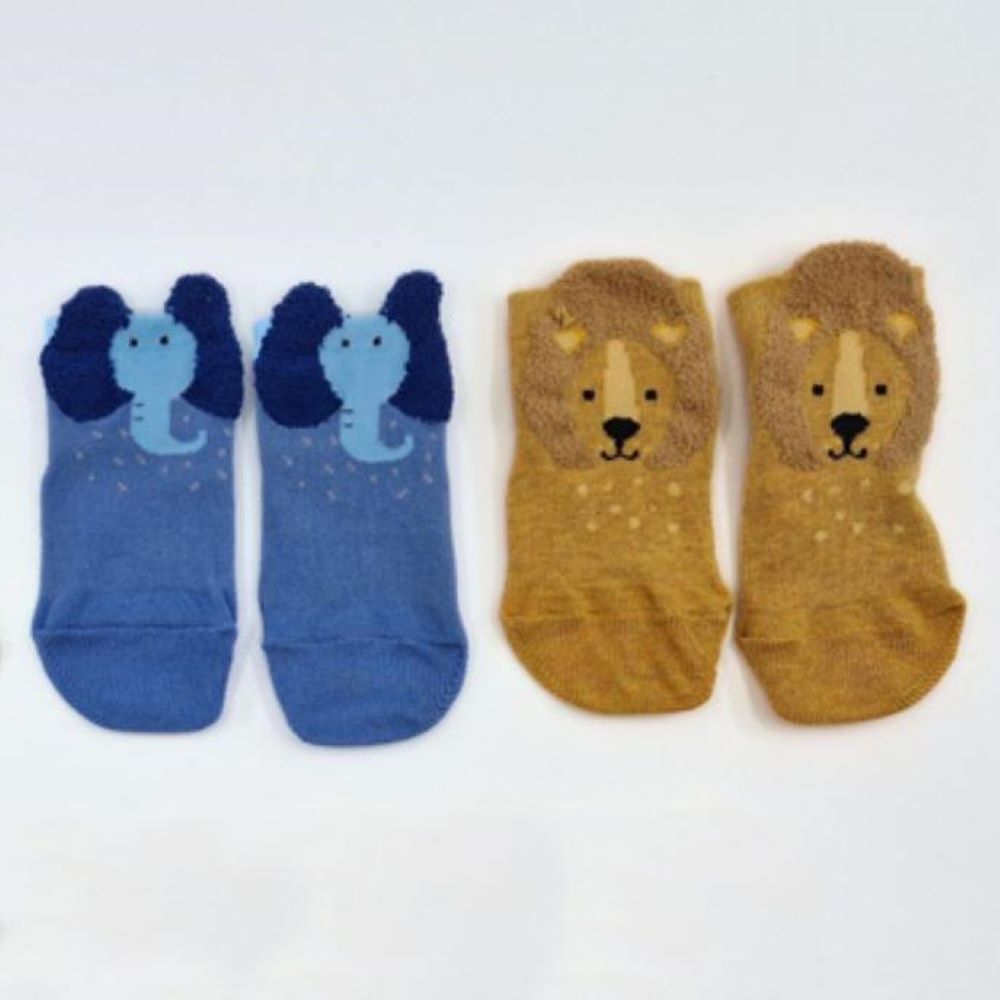 Chaussettes antidérapantes en forme de pied - Attipas