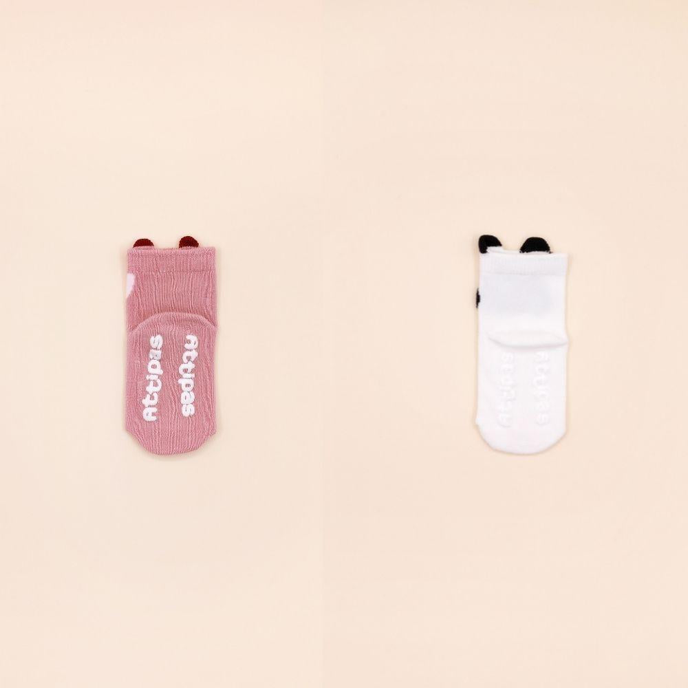 Chaussettes antidérapantes en forme de pied - Attipas