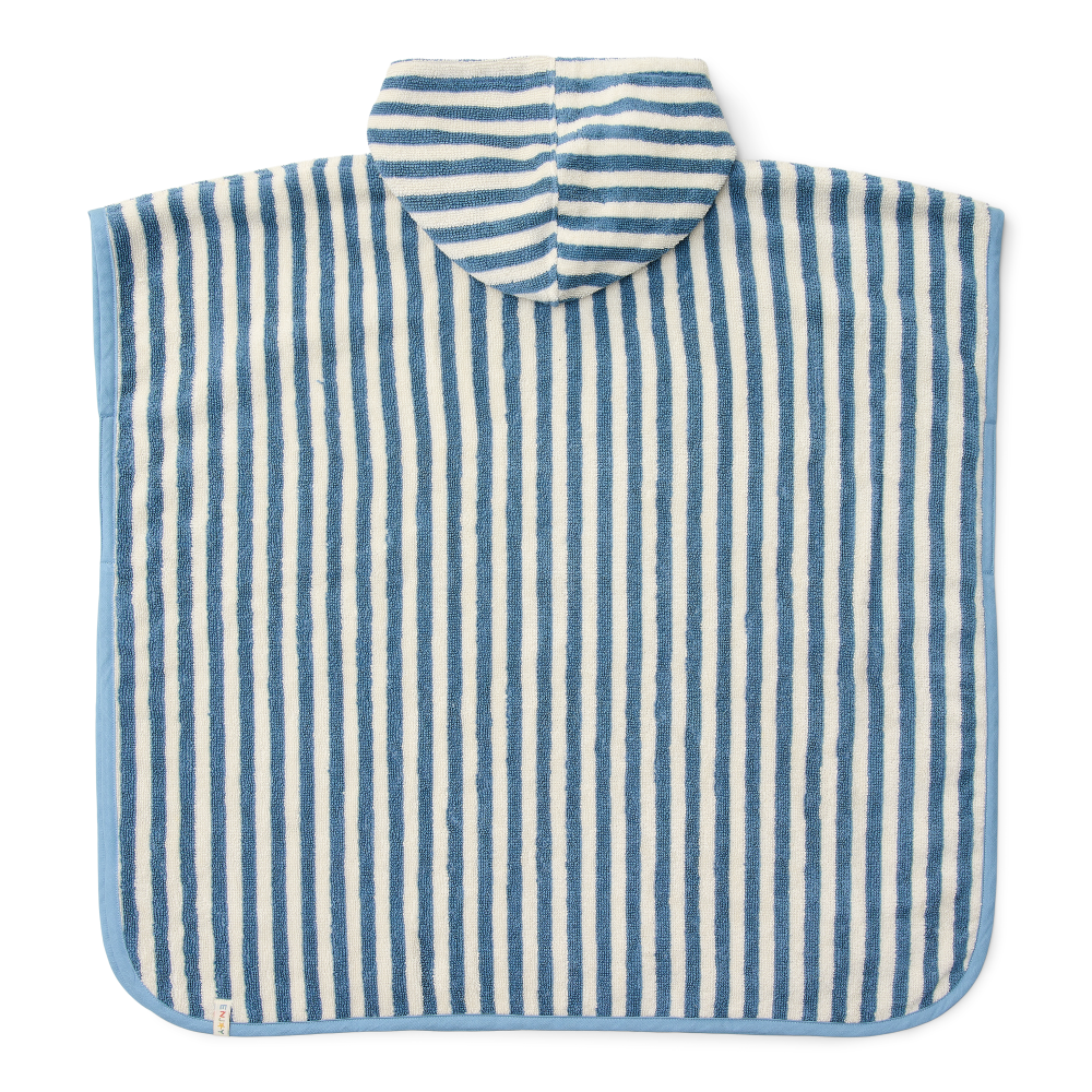 Poncho Ocean Sea Life Ocean Blue - Little Dutch