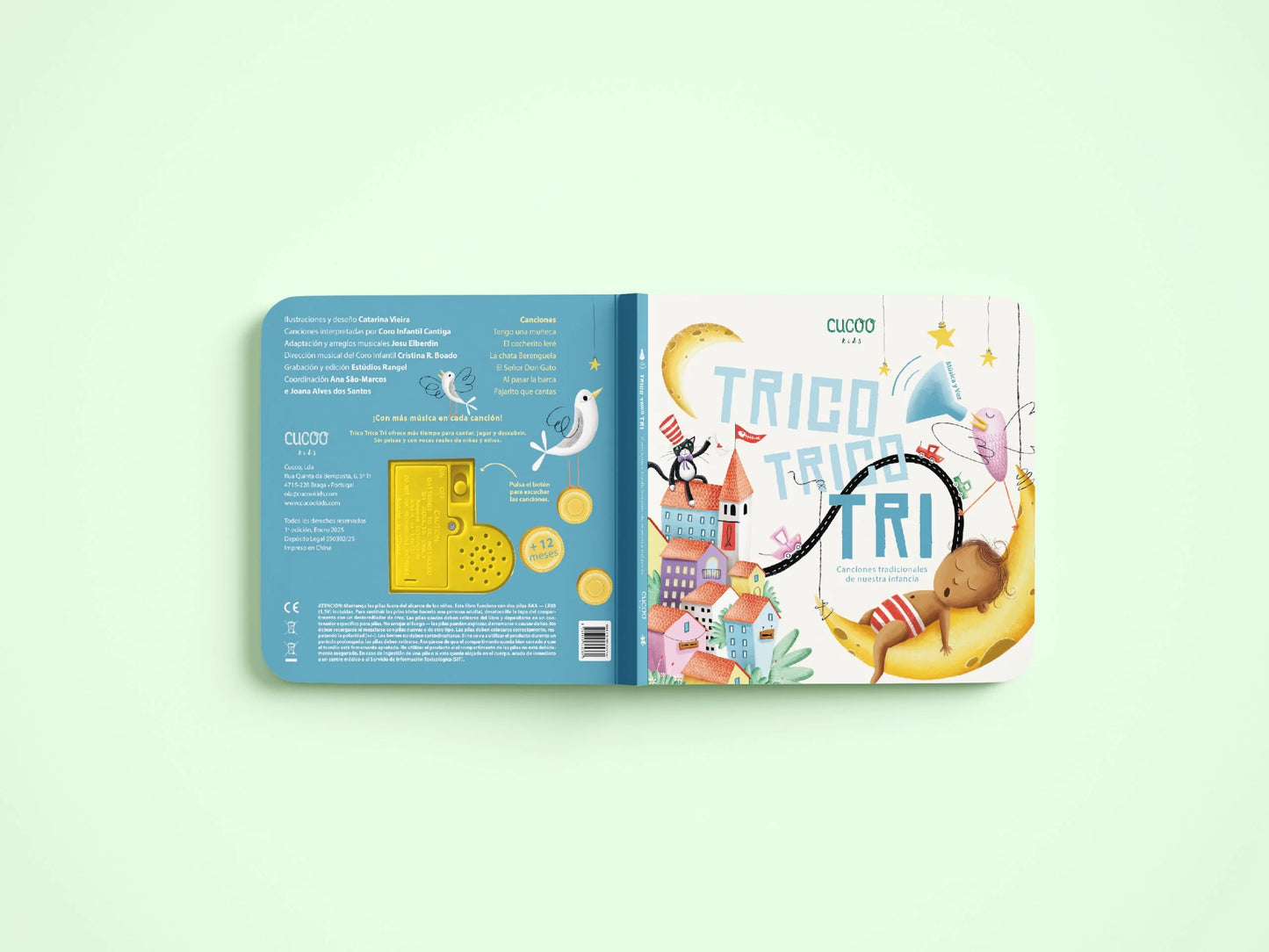 Livro Musical "Trico Trico Tri" (Canções tradicionais em espanhol) - Cucoo