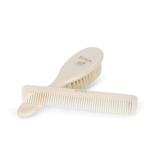 Conjunto de escova e pente para bebé Fanga Fontana - Konges Slojd