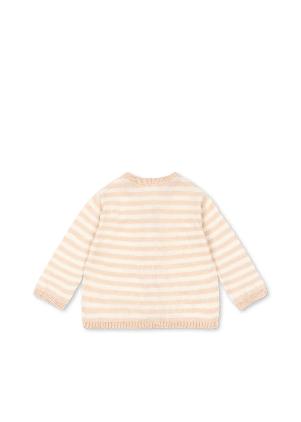 Conjunto Venti Riscas Rosa em algodão orgânico - Fanga Fontana - Konges Slojd