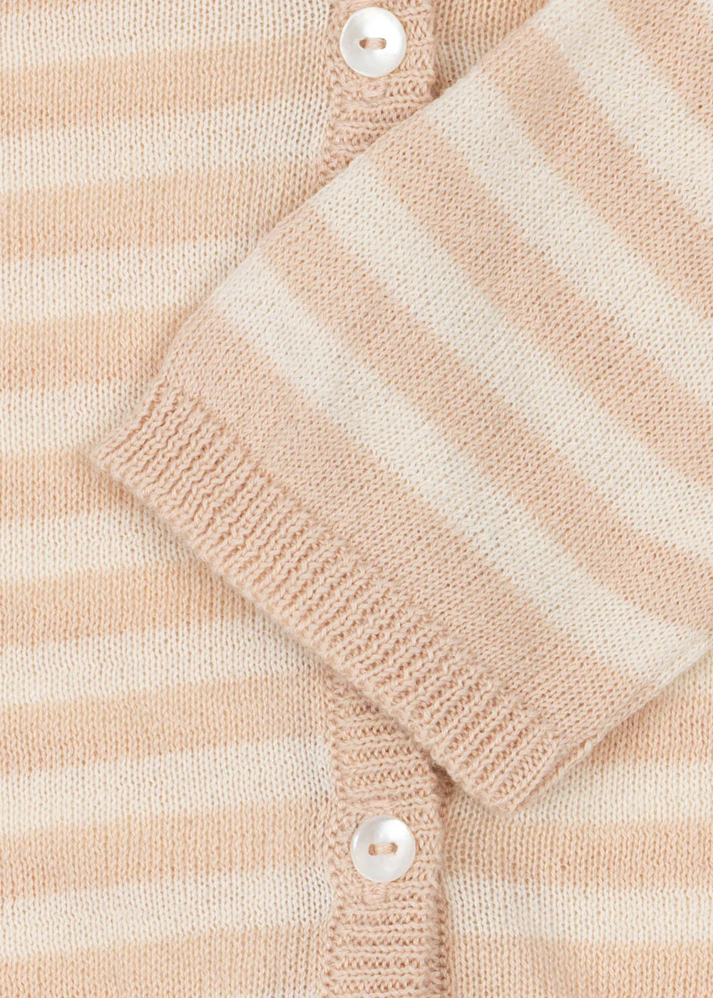 Conjunto Venti Riscas Rosa em algodão orgânico - Fanga Fontana - Konges Slojd