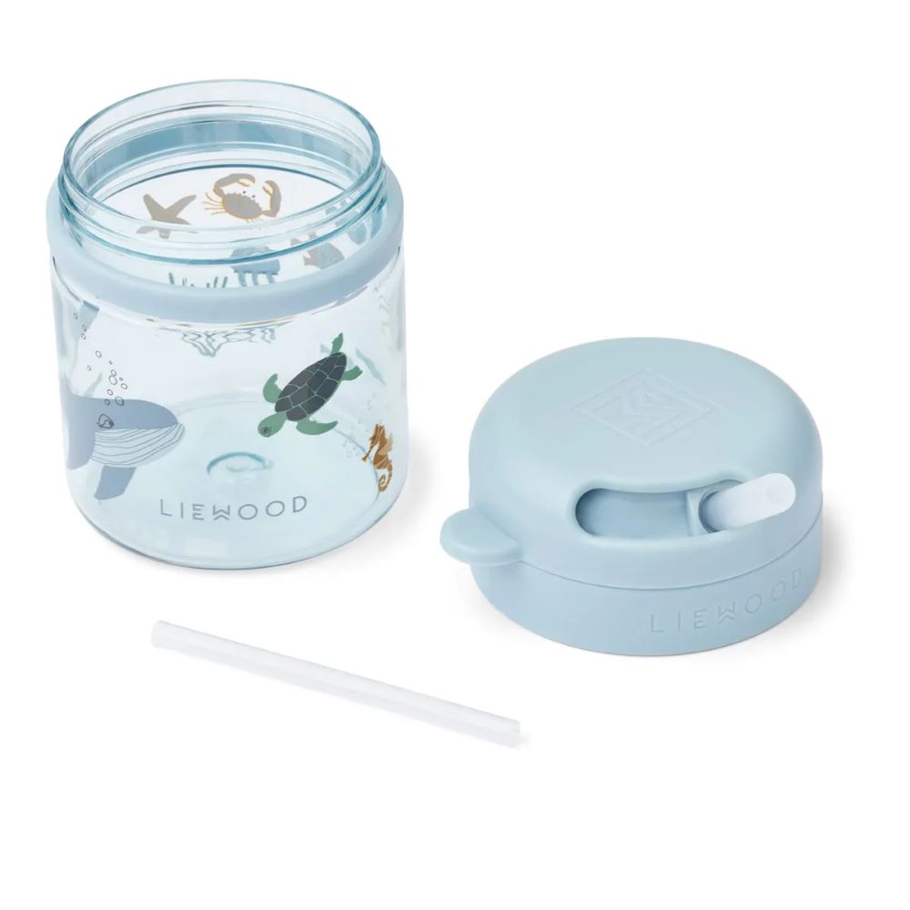Copo de Tritan com Palhinha 280 ml Sea Creature - Liewood