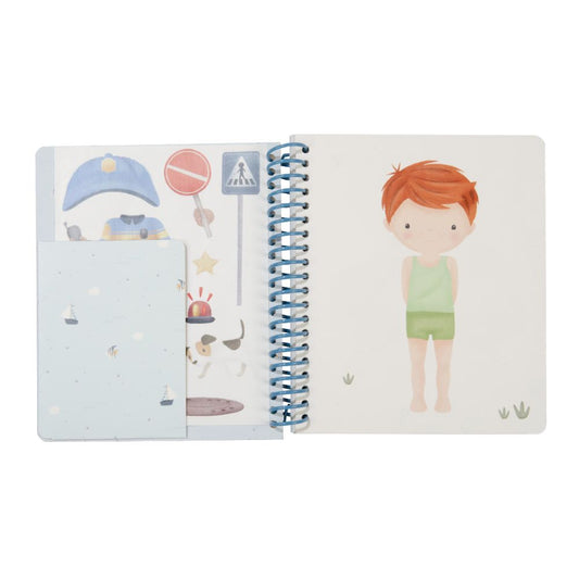 Livro "DRESS ME UP" Jim & Friends - Little Dutch