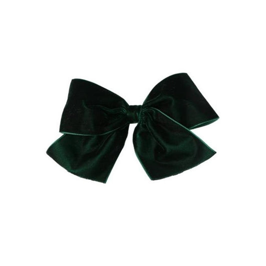 Laço de veludo com mola tipo crocodilo - Inca