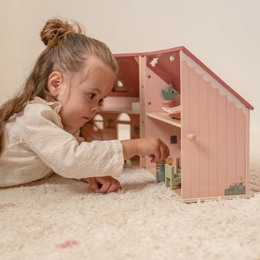 Maison de poupée portable en bois - Little Dutch