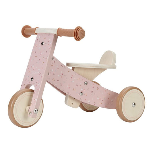Pink wooden tricycle - Little Dutch