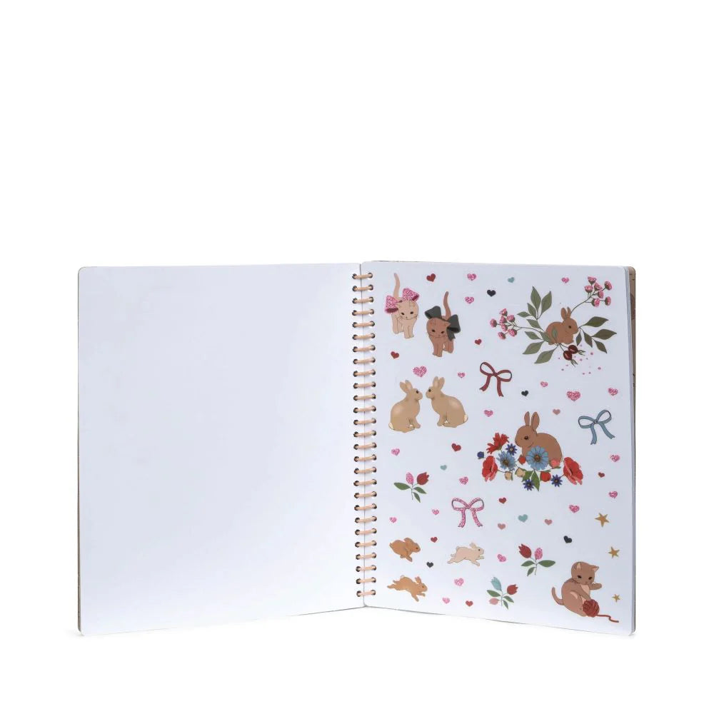 Livro de Autoculantes Blush - Konges Slojd