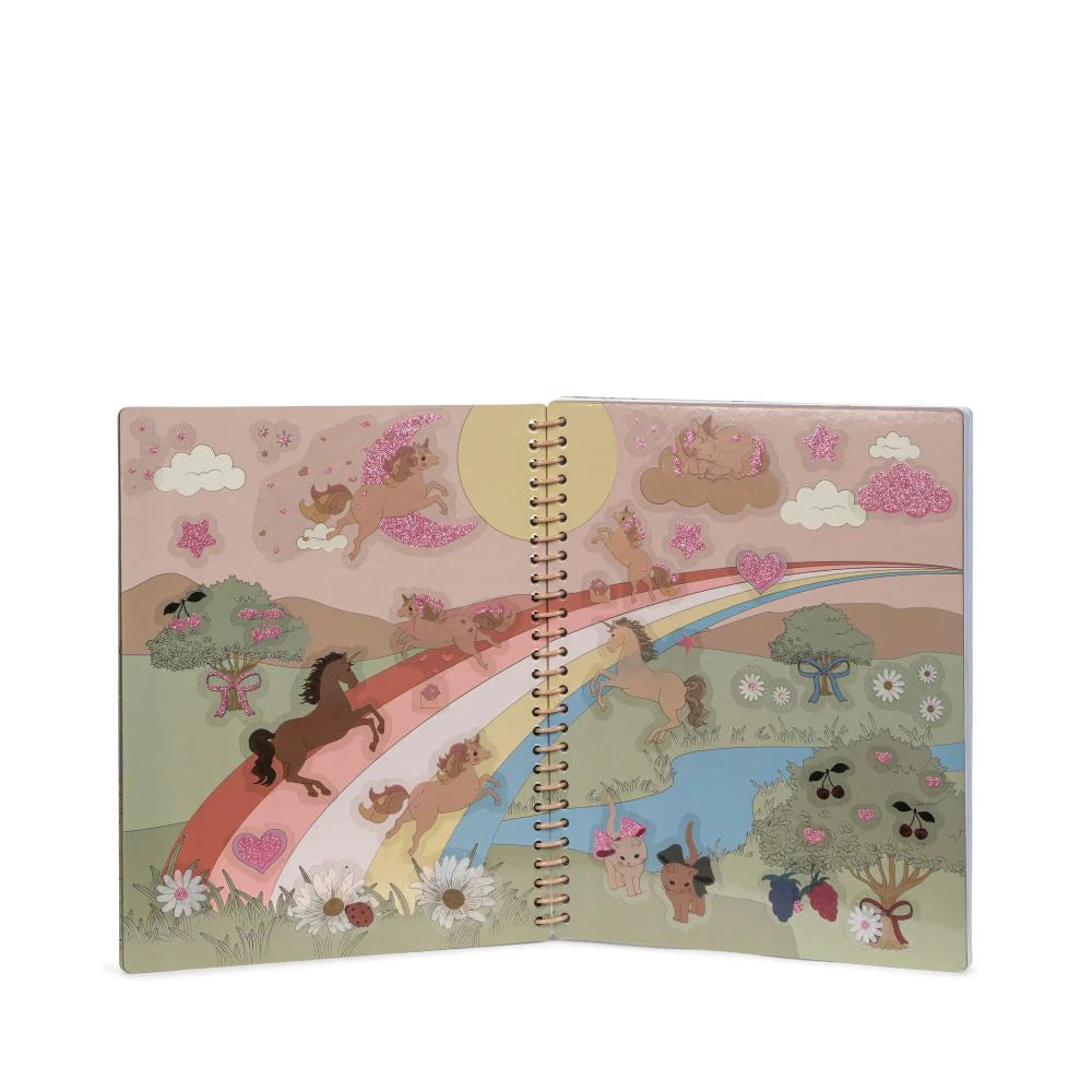 Livro de Autoculantes Blush - Konges Slojd