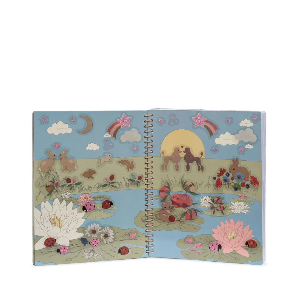 Livro de Autoculantes Blush - Konges Slojd