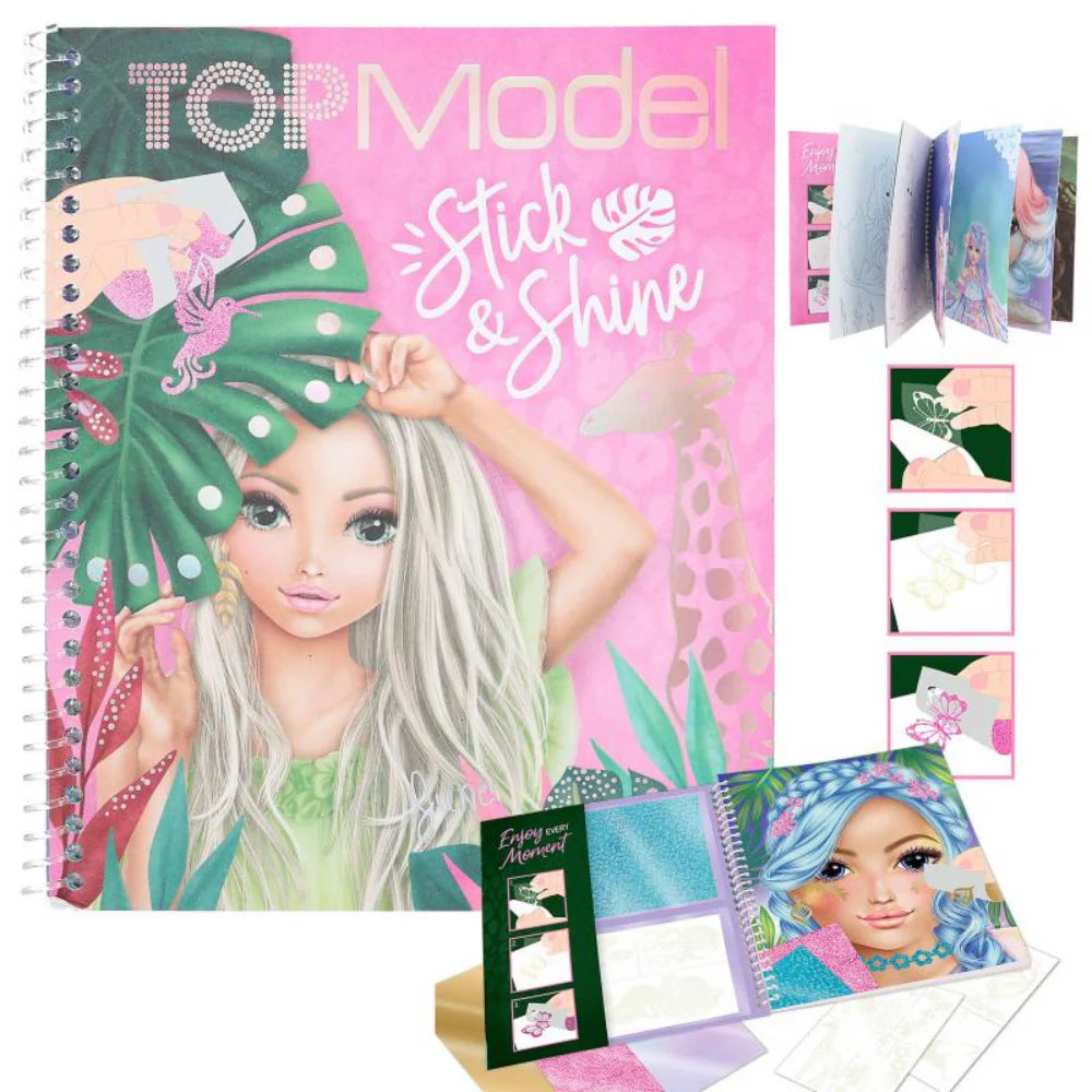 Colouring Book Stick & Shine - TOPModel