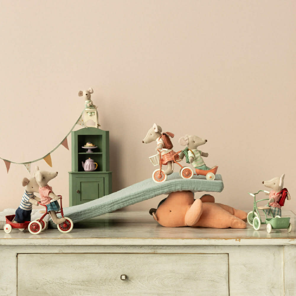 Mini Triciclo De Metal Coral - Maileg