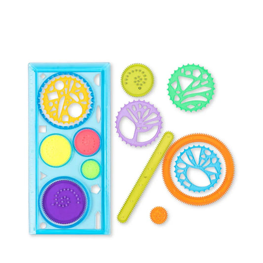 Kit Stencil Criativo com Espirais - Konges Slojd