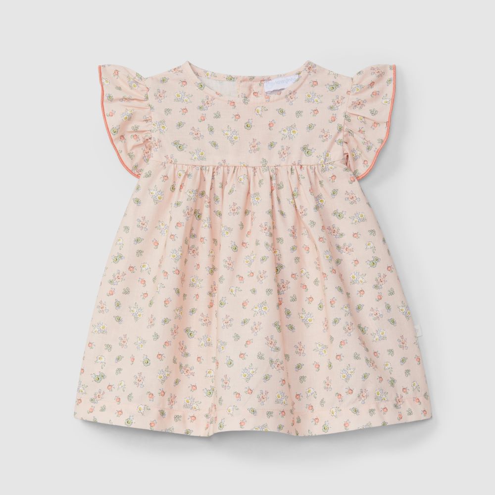 Vestido estampado floral - Laranjinha